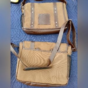 Adorable matching Set Of laptop messenger bags
